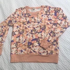 J Crew Floral Sweatshirt
